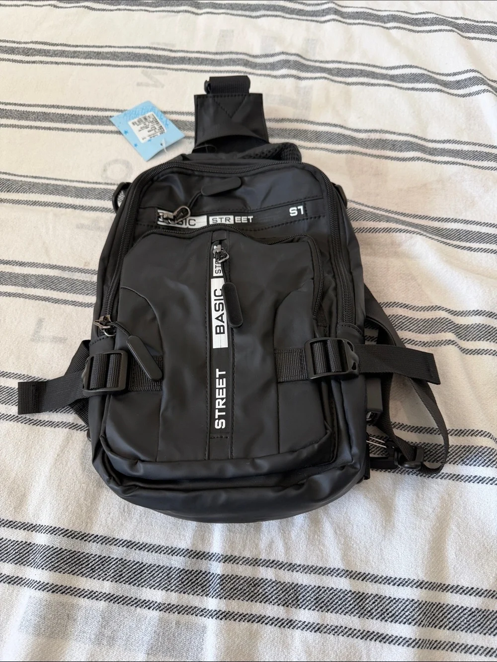 S1 Black Men's Sling Bag